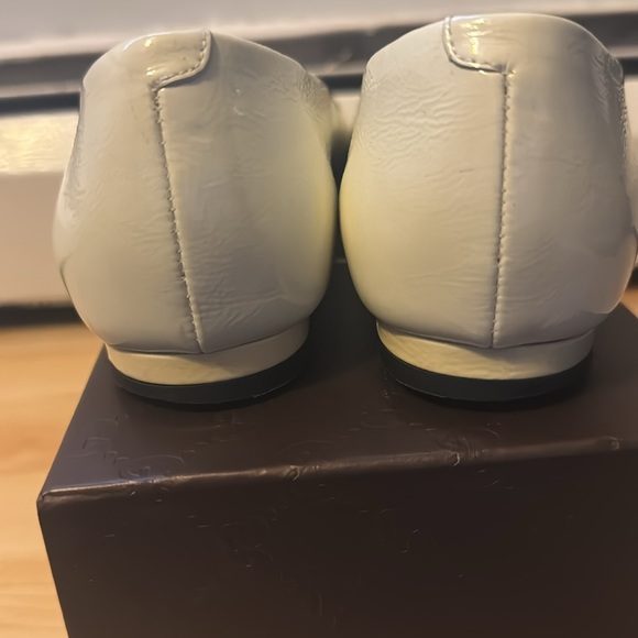 Salandia Ivory Patent Leather Flats - Picture 3 of 11